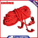 4pcs 13ft Reflective Tent Rope Guy Line 4mm Diameter with Aluminum Tensioners