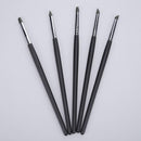 5pcs Polymer Clay Carving Pen Brush Pottery Clay Sculpture Ceramics Tool (B