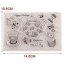 1PC Cartoon Cutting Dies And Stamp Set Clear Stamps Embossing 0 Q4D6 C0C9