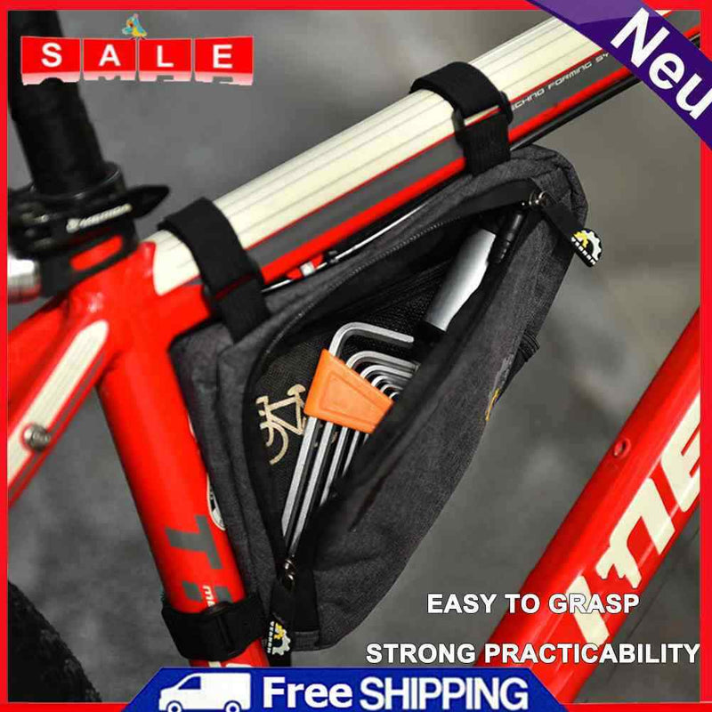 Bicycle Triangle Bag Nylon Bicycle Frame Front Pipe Bag Waterproof Bicycle