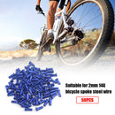 50pcs Mountain Bike Wheel Spoke Nipples for 14G 2mm Spokes MTB Bicycle Part