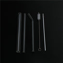 Wedding Transparent Drinking Clean Brush Plastic Box Straight Bent Glass Straws