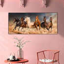Galloping Horses Oil Paint By Numbers Kits Canvas Picture Wall Art DIY Craft Set