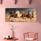Galloping Horses Oil Paint By Numbers Kits Canvas Picture Wall Art DIY Craft Set