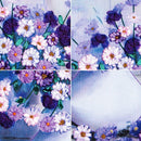 Flower Ribbon DIY Hanging Pictures Embroidery Set Wall Decor Cross Stitch