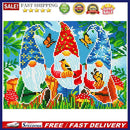 5D DIY Full Round Drill Diamond Painting Gnomes Luminous Art Craft Mosaic Kit