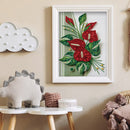 DIY Leaves Part Drill Special Shape Rhinestones Drawing for Home Decoration