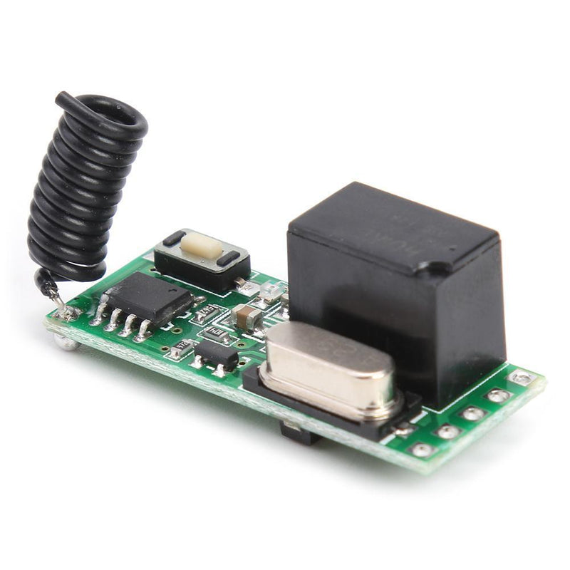 DC3V-5V 433MHZ 1CH RF Wireless Remote Control Switch w/2 Button Controller