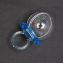 12pcs Pacifier Clear Candy Box Case Wedding Favor Baby Shower (Navy Blue) Newly