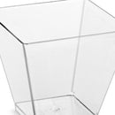 50pcs Disposable Plastic Transparent Yogurt Mousses Dessert Appetizer Cups