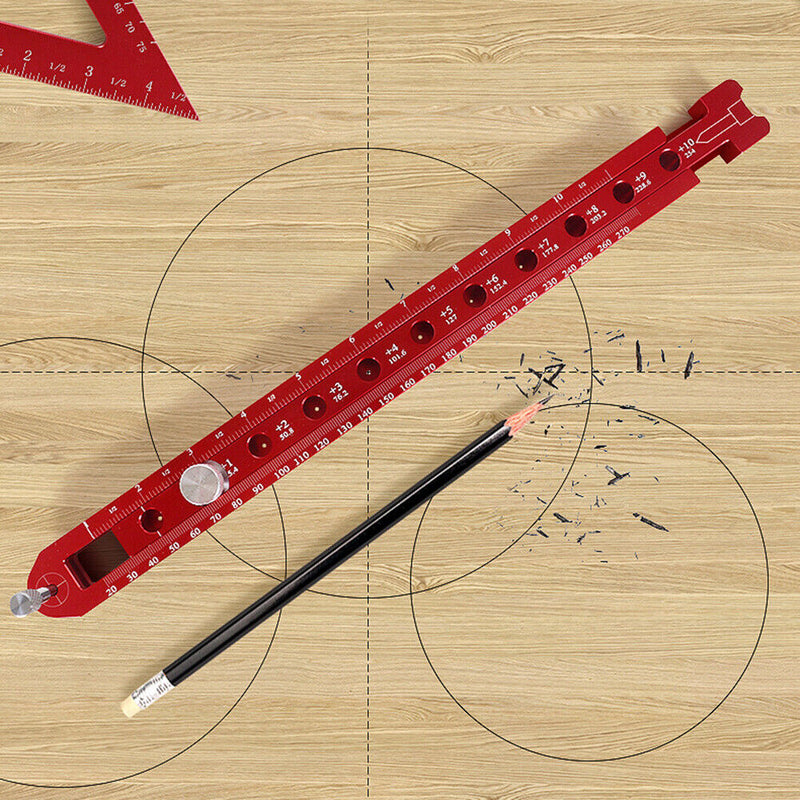 340mm High Precision Measurement Woodworking Scribe Gauges Drawing Compass Newly