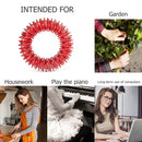 Stainless Steel Finger Massage Acupuncture Rings Hand Finger Health Care Tools