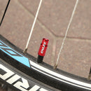 2pcs Aluminum Alloy Bike Valve Cap Bicycle Wheel Valve Cover Cap (Red FV)