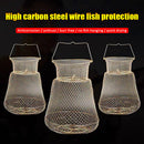 Foldable Fish Protection Basket Portable Wire Fish Crab Starage Cage (25cm)