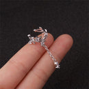 Gift No Pierced Ear Clip CZ Cuff Earrings Zircon Ear Cuff No Piercing Earring