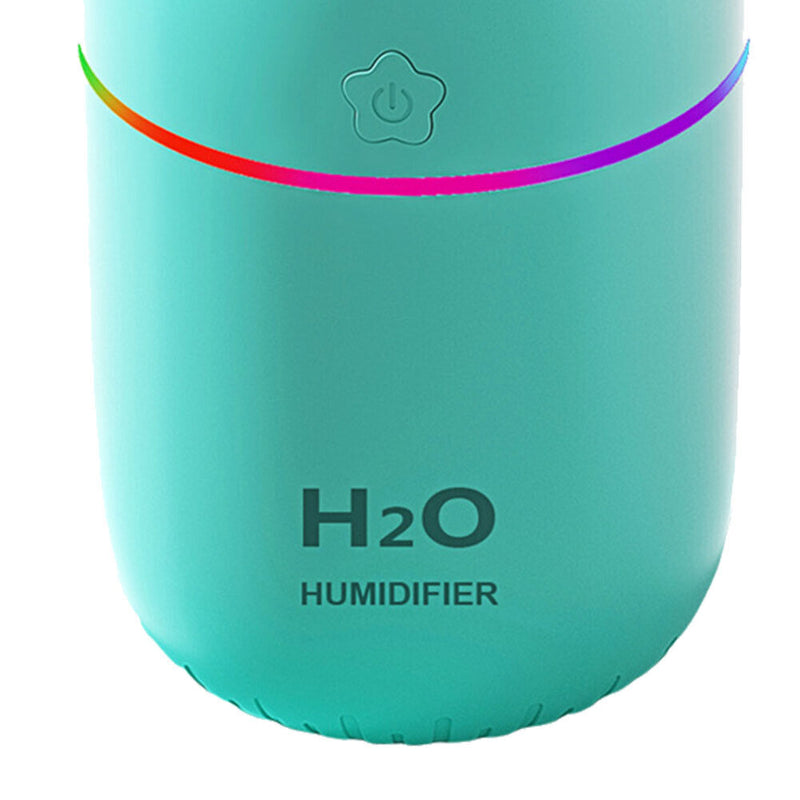 USB Night Light Air Humidifier Home Car Desktop Aroma Oil Diffuser (Green)