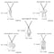 With Chain Stainless Steel Necklace Animals Cats and Elephants Necklace Pendant
