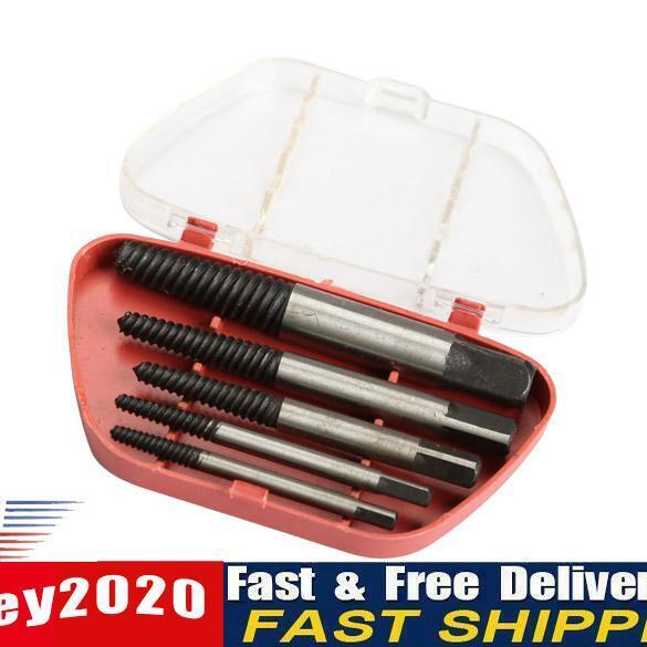 5Pcs 3mm-18mm Steel Screw Extractor Set Bolt Stud Remover Tool Kit Newly