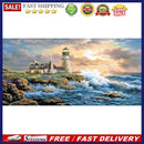 Lighthouse Oil Paint By Numbers Kits Canvas Picture Wall Art DIY Craft Colo