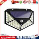 1pc 100LED Solar Wall Lamp Waterproof Garden Wide Angle Motion Sensor Light