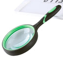 10X Magnifying Glass Handheld Magnifier Thickened Glass Lens Portable Eye L