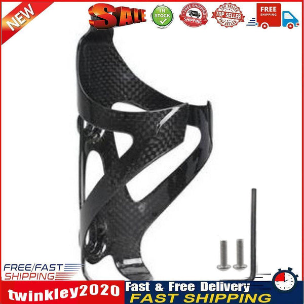 Carbon Fiber Bicycle Water Bottle Cage MTB Road Bottle Holders (Glossy) Newly