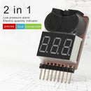Meter Tester RC Voltage Display Alarm Buzzer Battery Low Lipo Battery Monitor
