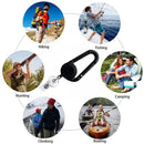 Lanyard Outdoor Camping Hiking Anti-lost Key Ring Retractable Pull Key Ring Clip