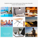 Foldable Camping Table-Aluminum Lightweight Collapsible Table for Fishing Beach