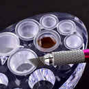 Tattoo Cup Stand Holder for Permanent Makeup Microblading Pigment (Oval) Newly
