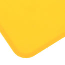 Plastic Non Slip Anti Bacterium Cutting Board Food Chopping Block(Yellow)