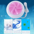 Mini Ultrasonic Turbo Washing Machine Removes Dirt Travel Washer (Pink) Newly