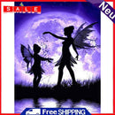 5D Diamond Painting Kit DIY Night Elf Full Round Drill Mosaic Picture Wall Decor