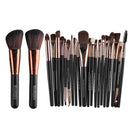 22pcs Makeup Brushes Set Cosmetic Foundation Blush Eye Shadow Lip Blend Bru