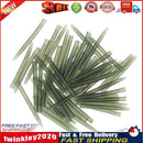 50pcs/bag Durable Rubber Tip Tube Anti Wrap Sleeve Connect with Fish Hook Newly