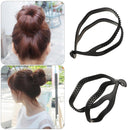 Fashion Magic Women Black Stick Hair Twist Styling Clip Bun Maker