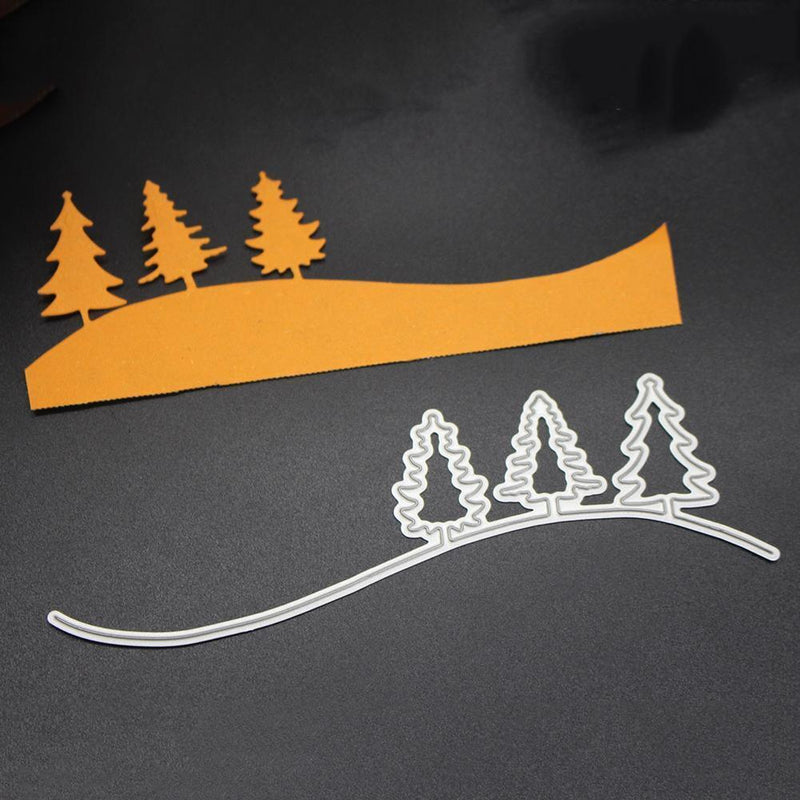 Xmas Tree DIY Metal Cutting The Embroidery Stencil Scrapbooking Stamp/