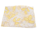 Chic Leaf Type Tulle Door Window Curtain Rural Leaf Design Curtain Yellow