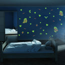 Luminous Glow In the Dark Heart Wall Stickers for Kids Baby Bedroom Decals Decor