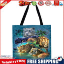King of tigers Printed Shoulder Shopping Bag Casual Large Tote Handbag