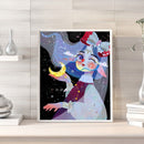 Canvas Painted Oil Paint By Numbers Aries Girl DIY Modern Bedroom Wall Art