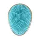 Hair Brush Egg Round Travel Portable Salon Detangling Comb (Light Blue)