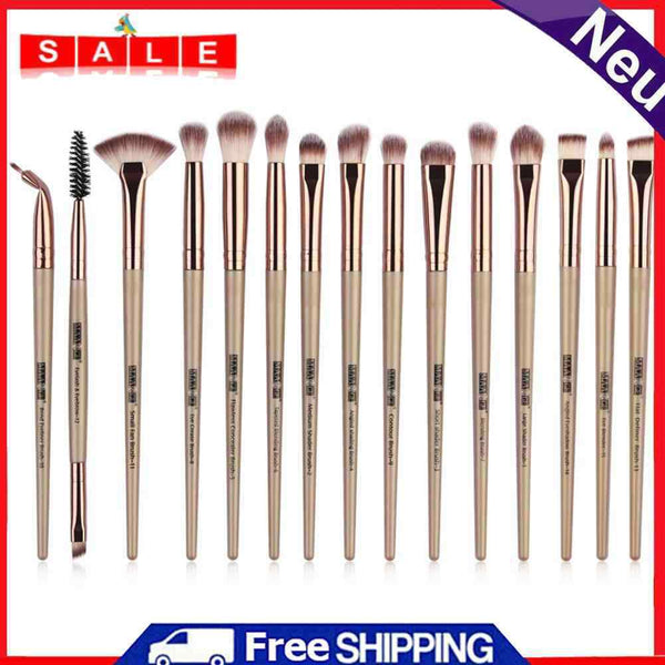 Basic Makeup Brush Set - Includes Eyeshadow Eyeliner Eyelash Brush Lip Brush