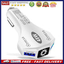 Portable Mobile Phone Fast Charging Adapter 48W 2 Ports USB QC3.0 Car Charger