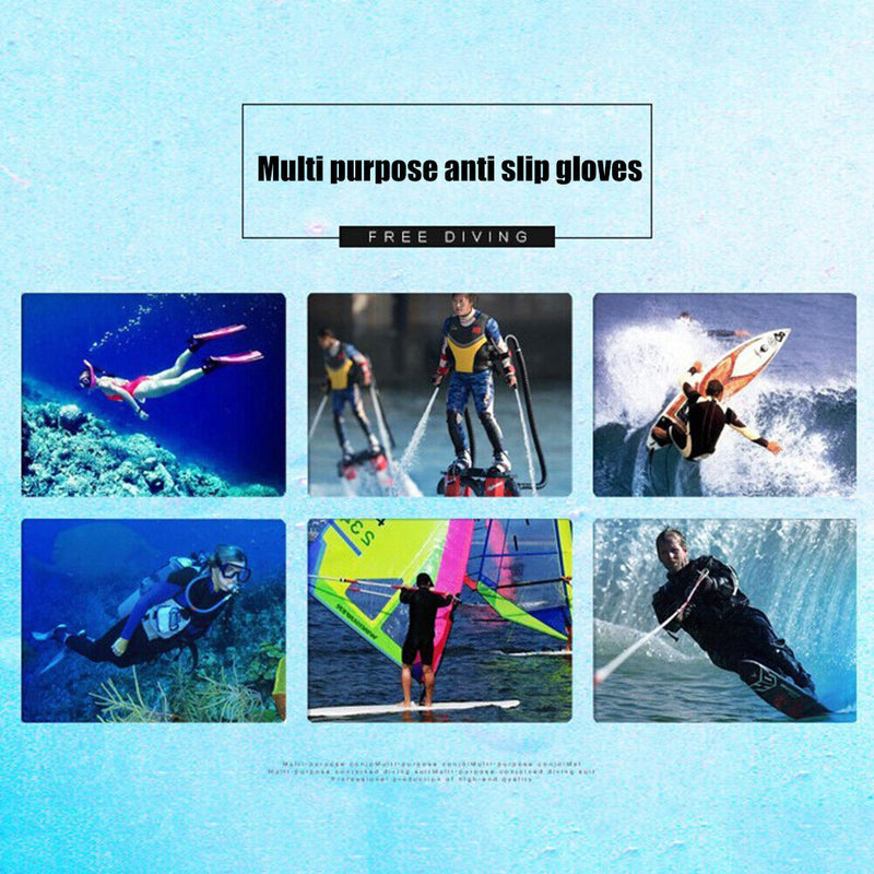 #A 1.5mm Neoprene Diving Gloves Women Men Surfing Gloves Water Sports Supplies
