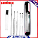 6PCS/set Ear Cleaner Kit Wax Pickers Earpick Brush Wax Remover Ear Clean Tool