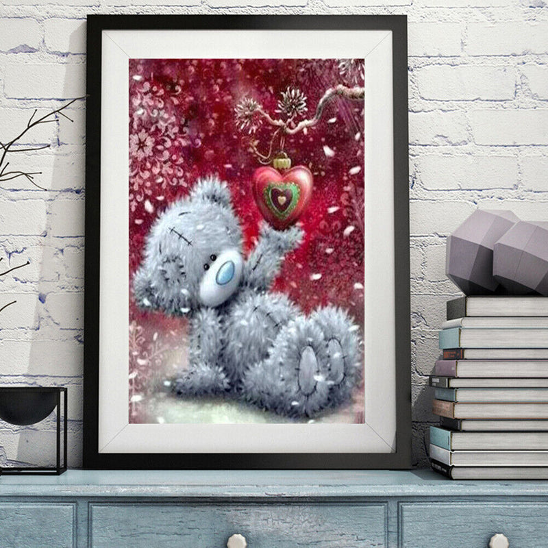 30 x 40cm 5D Full Drill Craft Picture DIY Love Bear Diamond Painting Poster Kit