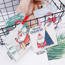 Snowman Merry Christmas Blessing Card Mini Greeting Postcard Message Note Cards