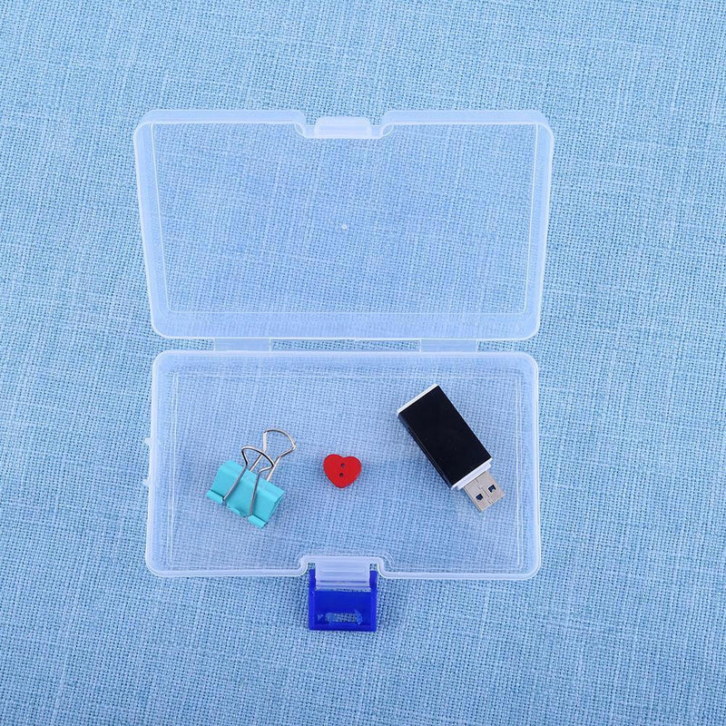 Transparent Tool Box Electronic Parts Storage Holder Jewelry Home Organizer