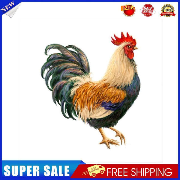 5D DIY Diamond Painting Kits Rooster Full Round Drill Wall Decor Art Crafts